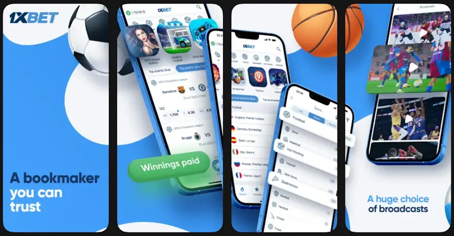 1xBet App App Store Screenshot